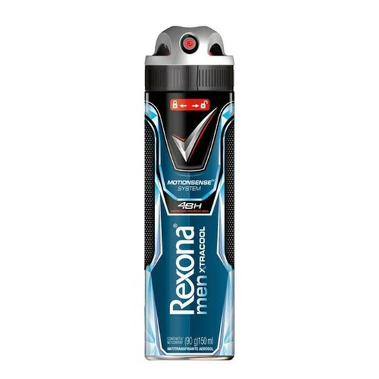 Desodorante Antitranspirante Rexona Men Xtra Cool Aerosol 90g - Drogaria Poupa Centro
