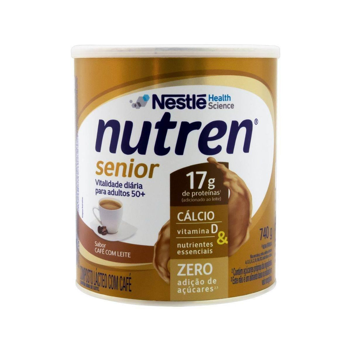 Nutren Senior Café com Leite 740G - Drogaria Poupa Centro