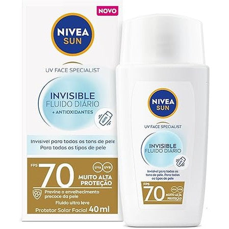 Protetor Solar Facial Nivea Sin Fps 70 40Ml