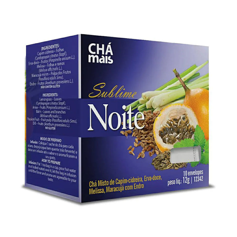 Chá Sublime Noite Chá Mais 10 Sachês 12g