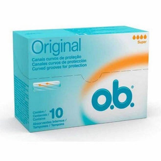 Absorvente Interno O.B. Original super 10 unidades - Drogaria Poupa Centro