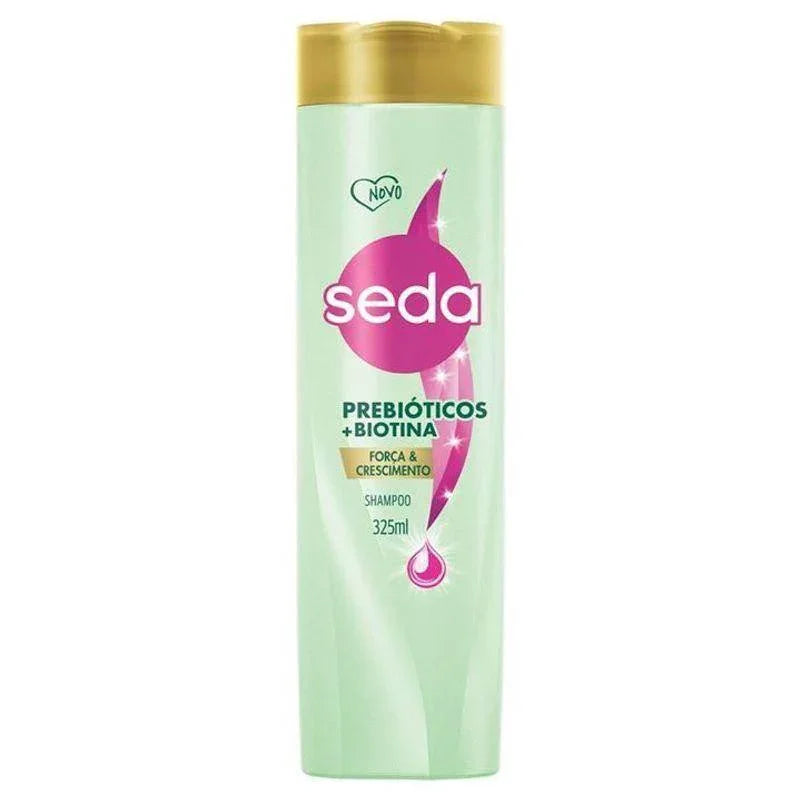 Shampoo Seda Prebióticos+Biotina 325ml - Drogaria Poupa Centro