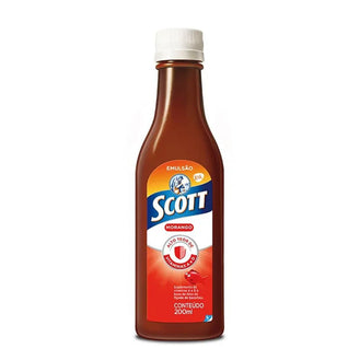 Óleo de Fígado de Bacalhau Scott Morango 200ml