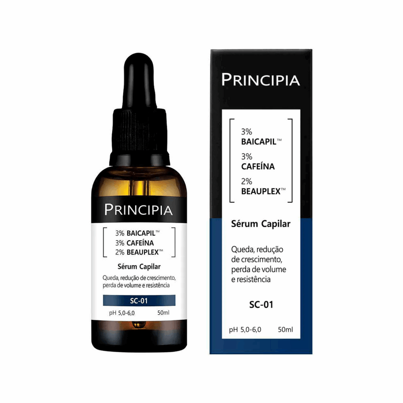 Serum Capilar 3% Baicapil + 3% Cafeina Principia Skincare Sc