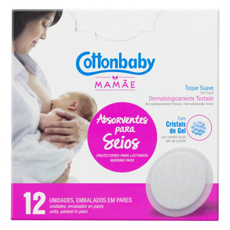 Absorvente para Seios Cottonbaby Premium - Anatômico e Seguro