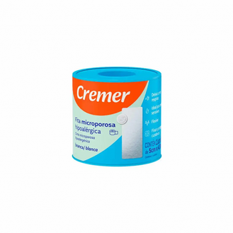 Cremer Fita Microporosa 5cm x 4,5m: Fixação Delicada e Segur