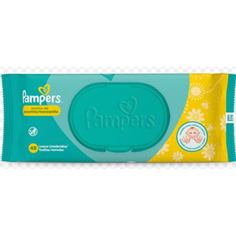 Lenço Umedecido Pampers Camomila 48 Unidades - P&G
