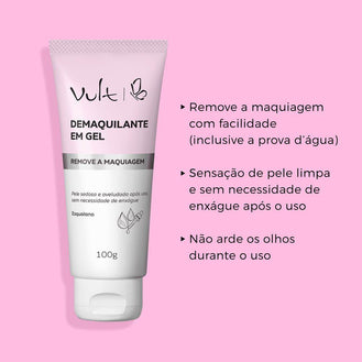 Vult Demaquilante em Gel Hidratante 100g