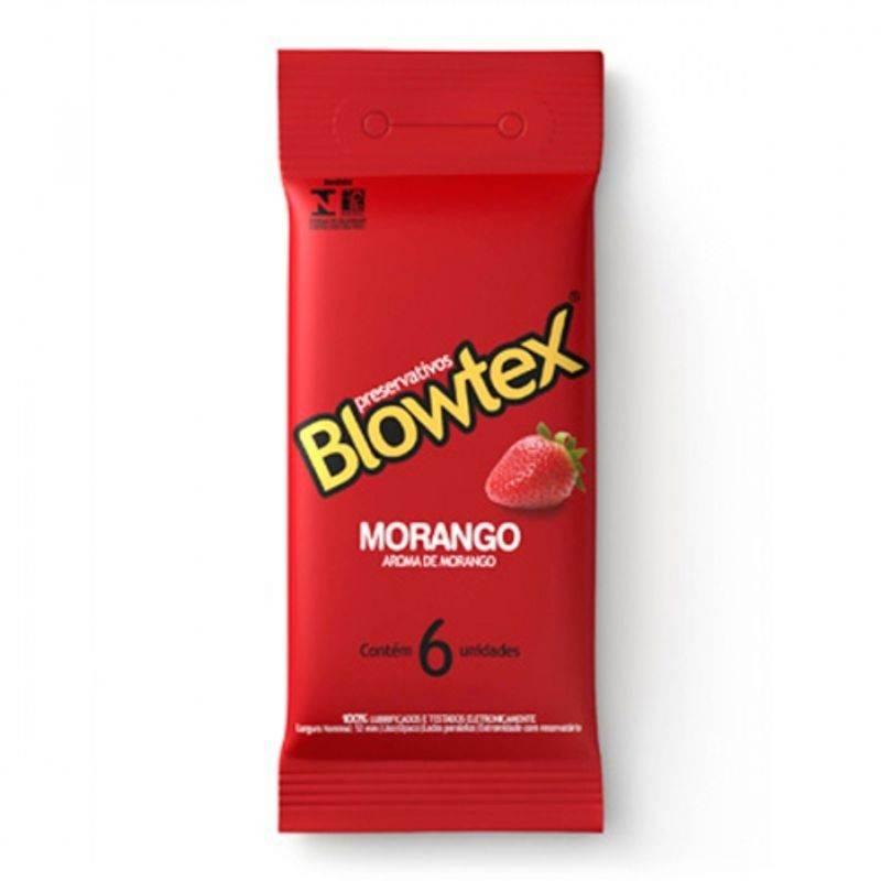 Preservativo Blowtex Morango Com 3 Unidades - Drogaria Poupa Centro