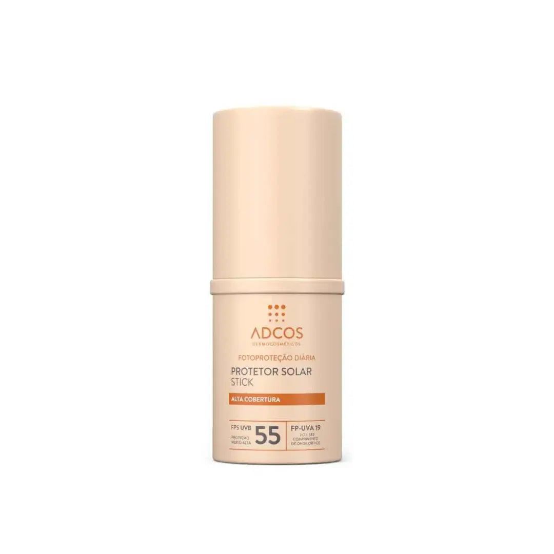 Protetor Solar Facial Adcos FPS 55 Peach 17g