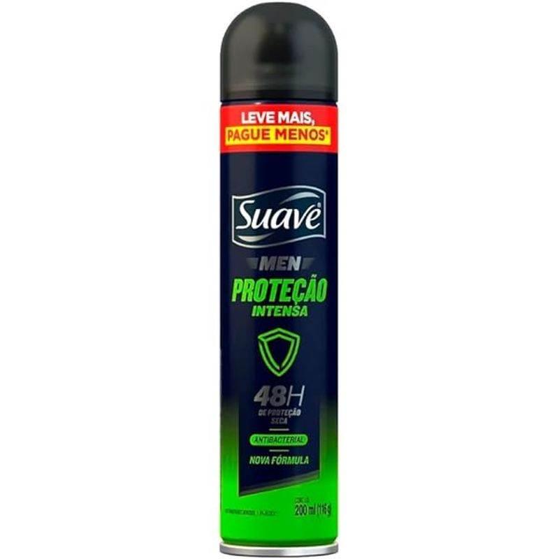 Desodorante Suave Aerosol Masculino Proteção Intensa 200ML - Drogaria Poupa Centro