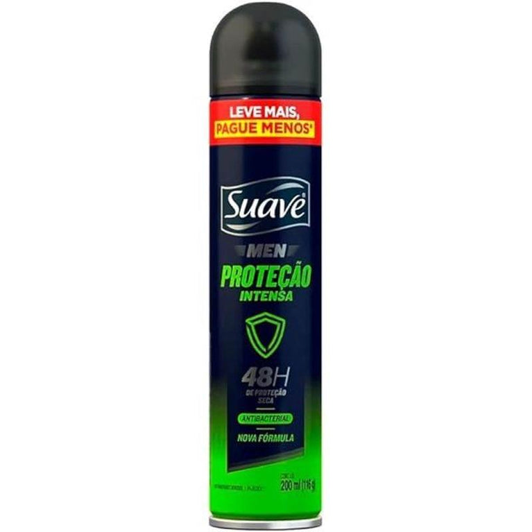 Desodorante Suave Aerosol Masculino Proteção Intensa 200ML - Drogaria Poupa Centro