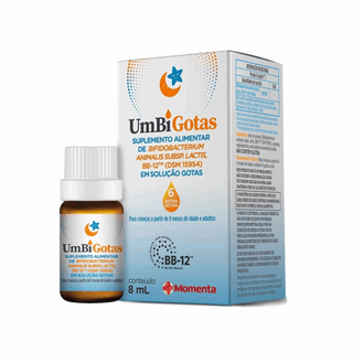 Umbi Gotas Solução 8 mL + 4ml Grátis