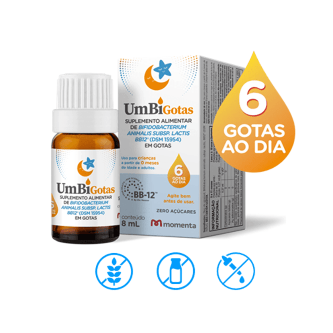 Umbi Gotas Solução 8 mL