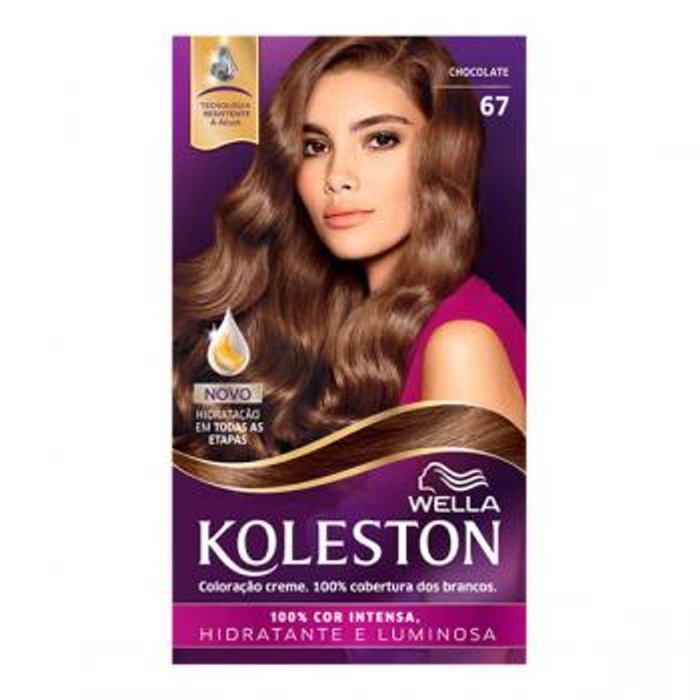 Tinta Koleston Nº67 Chocolate - Wella - Drogaria Poupa Centro