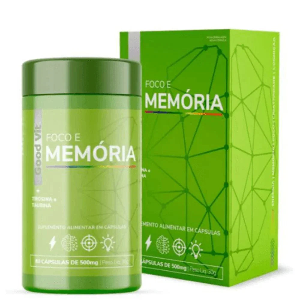 Good Vit Foco E Memoria 60Caps - . - Drogaria Poupa Centro