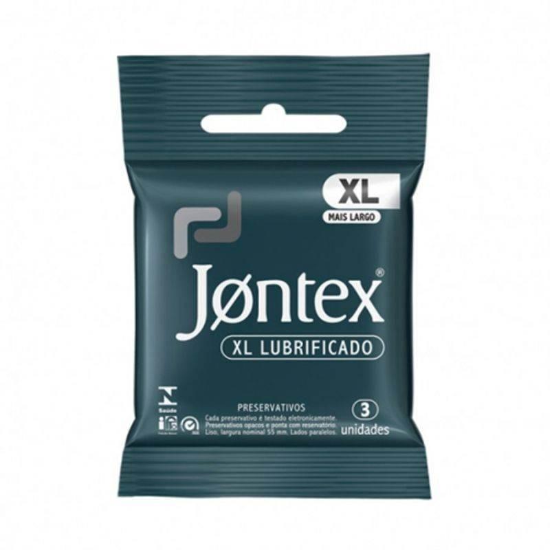 Preservativo Jontex Xl Lubrificado Com 3 Unidades - Drogaria Poupa Centro