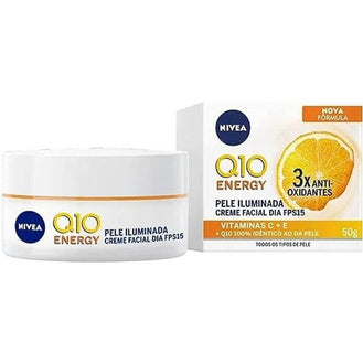 Creme Facial Antissinais Dia Nivea Q10 FPS 15 50g - Drogaria Poupa Centro