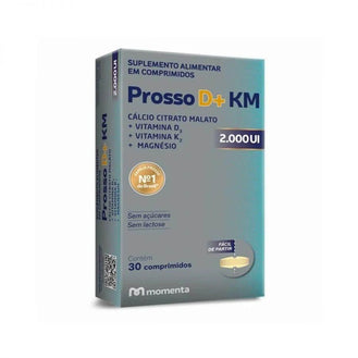 Prosso D+ Km 2000Ui Momenta Com 30 Comprimidos - Drogaria Poupa Centro