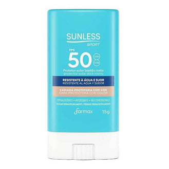 Protetor Solar B.Sunless Facial 15G Fps50 Bastao Spor - Farmax - Drogaria Poupa Centro