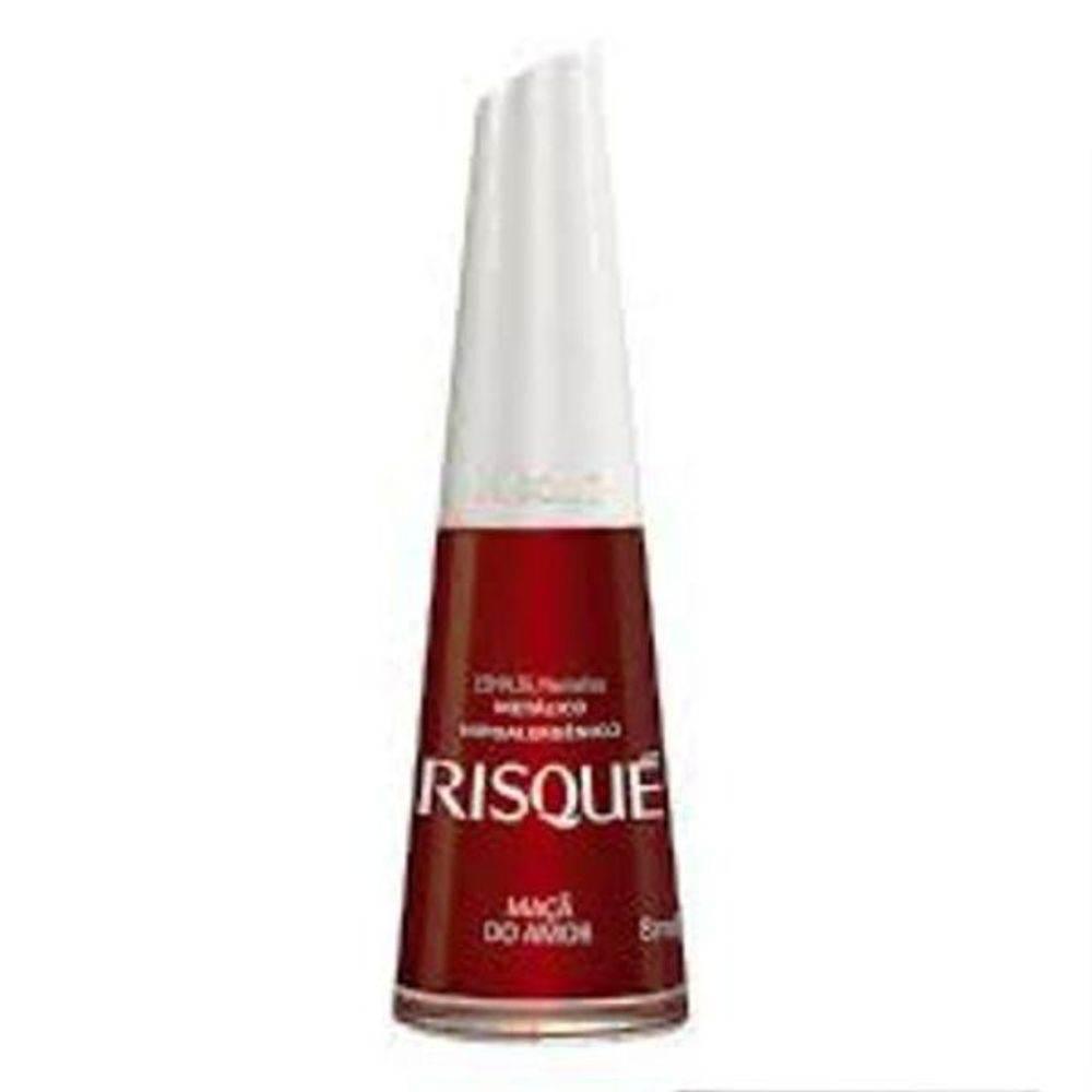 Esmalte Risque Maca do Amor Metalico 8ml - Drogaria Poupa Centro