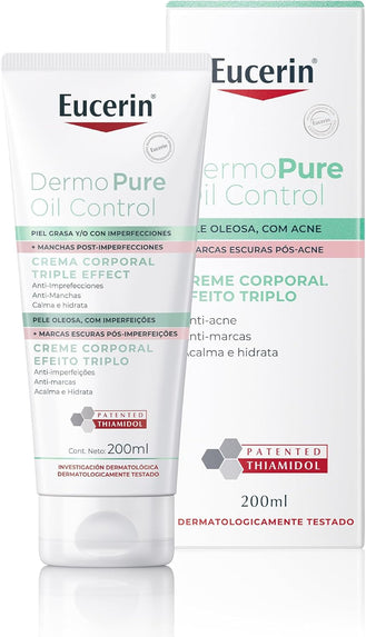 Creme Corporal Eucerin DermoPure Oil Control Triplo 200ml