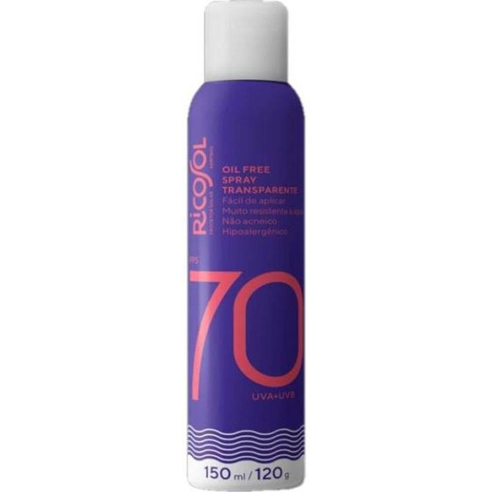 Ricosol Protetor Solar Transparente FPS 70 - 150ml/120g - Drogaria Poupa Centro