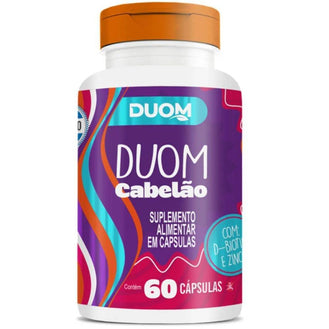 Suplemento Alimentar Duom Cabelão - 60 cápsulas - Drogaria Poupa Centro