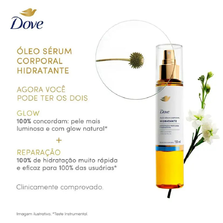 Óleo Sérum Corporal Dove Deo Hidratante Spray 150ml
