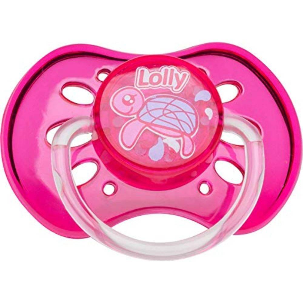 Chupeta Lolly Oceano Silicone T2 Rosa - Drogaria Poupa Centro
