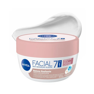 Hdratante Facial Beleza Radiante 7 em 1 Pele Negra 100G Nivea