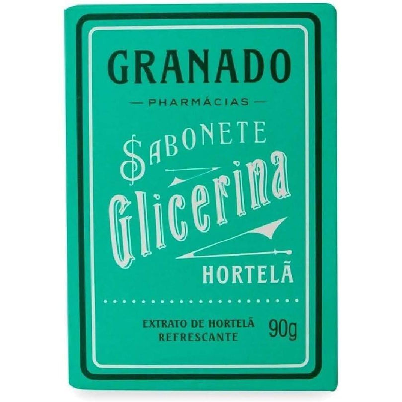 Sabonete em Barra Granado Glicerina Hortelã - 90G - Drogaria Poupa Centro