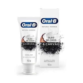 Creme Dental Oral-B Natural Essence Óleo de Coco 102g - Drogaria Poupa Centro