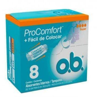 Absorvente Interno OB ProComfort super com 8 unidades - Drogaria Poupa Centro
