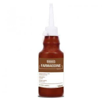 Farmaiodine 100Ml Farmax - Drogaria Poupa Centro
