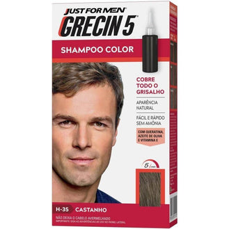 Tint Grecin 5 Shampoo Castanho - Drogaria Poupa Centro