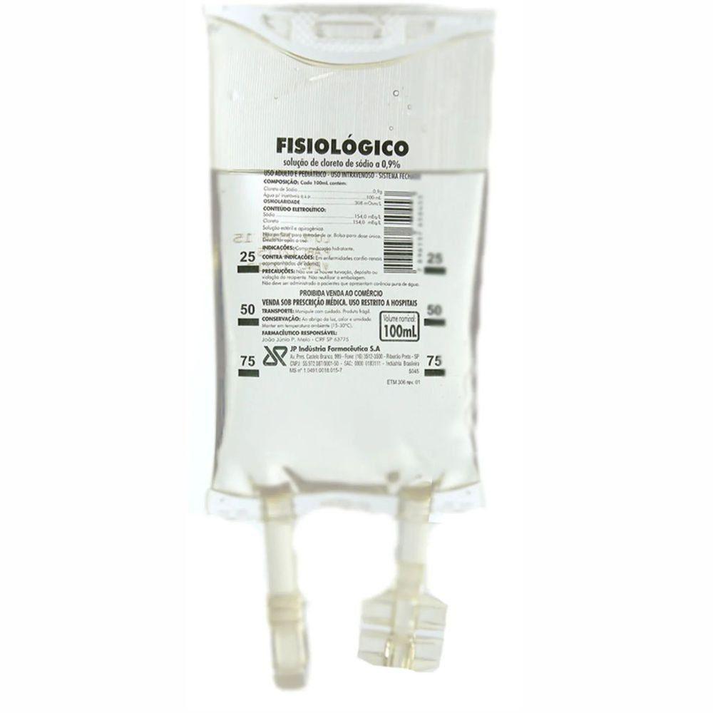 Bolsa de Cloreto Sódio 0,9% JP Indústria - 500Ml - Drogaria Poupa Centro