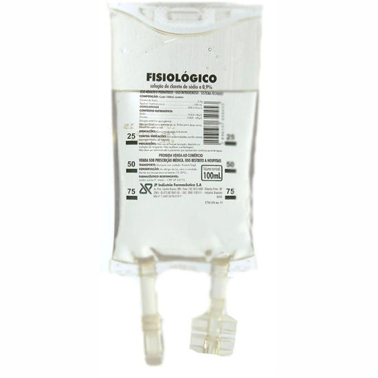 Bolsa de Cloreto Sódio 0,9% JP Indústria - 500Ml - Drogaria Poupa Centro