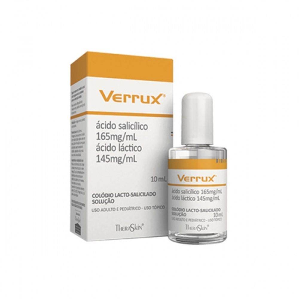 Verrux Removedor de Verrugas 0,20g + 0,15g Solução 10ml - Drogaria Poupa Centro