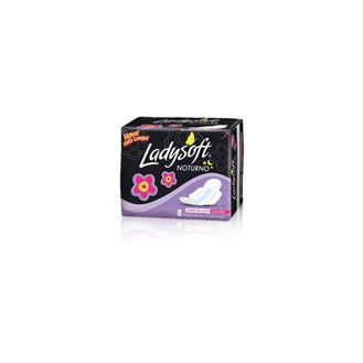 Absorvente Ladysoft Noturno com abas 8 unidades - Drogaria Poupa Centro