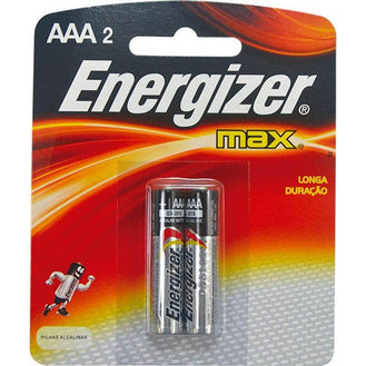 Pilha Energizer Max AAA Com 2 Unidades - Drogaria Poupa Centro