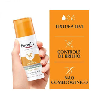 Protetor Solar Eucerin FPS 30 Oil Control 50g - Drogaria Poupa Centro