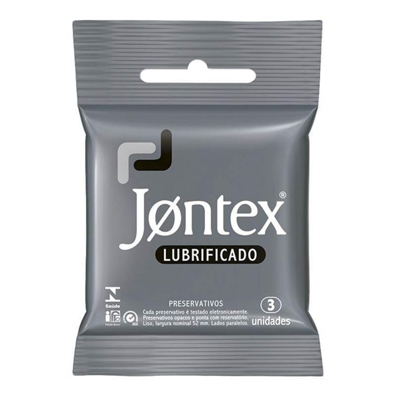 Preservativo Jontex Lubrificado Com 3 Unidades - Drogaria Poupa Centro