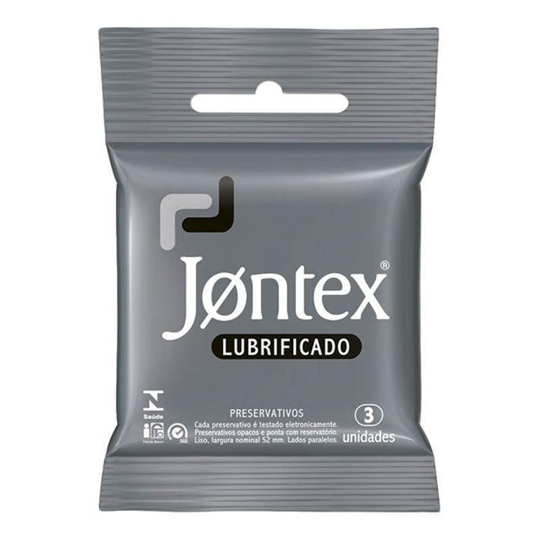 Preservativo Jontex Lubrificado Com 3 Unidades - Drogaria Poupa Centro