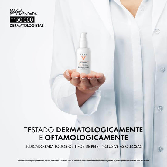 Protetor Solar Facial Vichy UV-Age Daily Cor 5.0 FPS 60 40G - Drogaria Poupa Centro