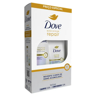 Kit Dove Bond Intense Repair Shampoo 350ml + Condicionador