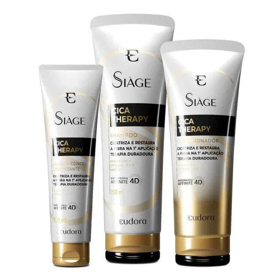 Shampoo Eudora Siage Cica-Therapy 250ml - Drogaria Poupa Centro
