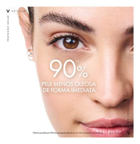 Protetor Solar Vichy Protetor Solar Protetor Solar Uv-clear S/ Cor 60fps En Gel Creme 40ml - Drogaria Poupa Centro
