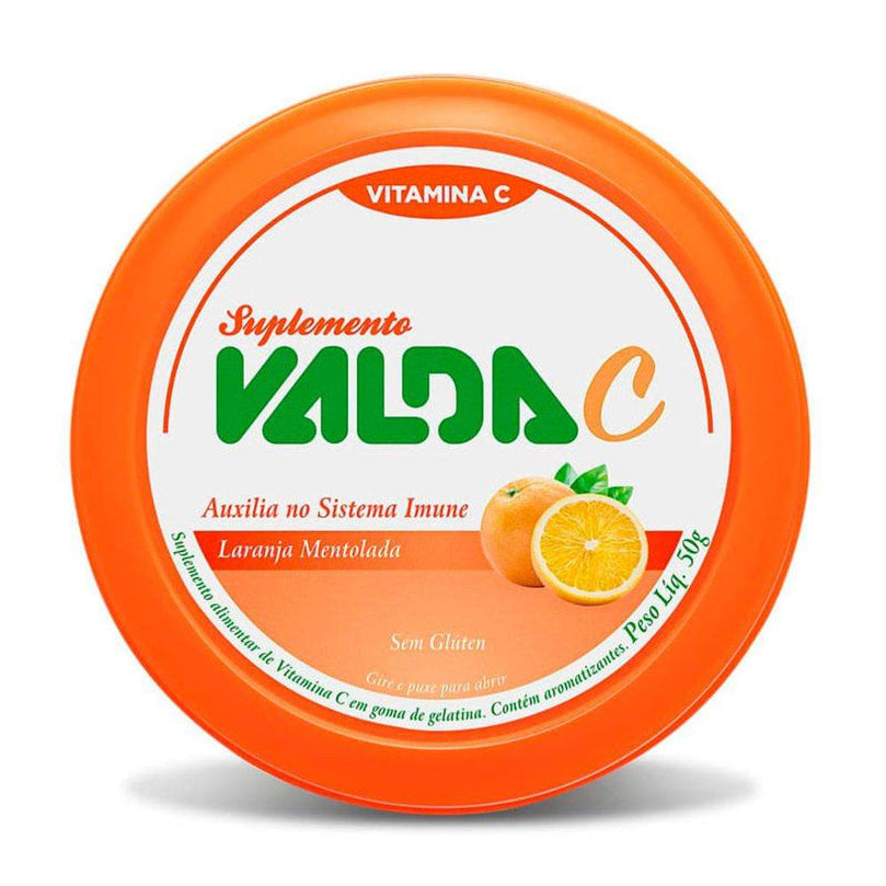 Valda C 50G Laranja Mentolada - Drogaria Poupa Centro