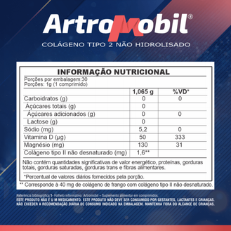 ARTROMOBIL 60 CAPSULAS VALIDADE 12/26